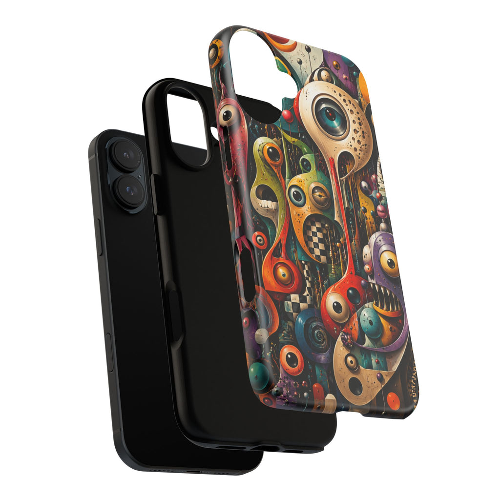 Surreal Monster Art Phone Case — Colorful Abstract Creature Design