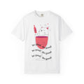 Cat in Wine Glass T-shirt | be good do good design