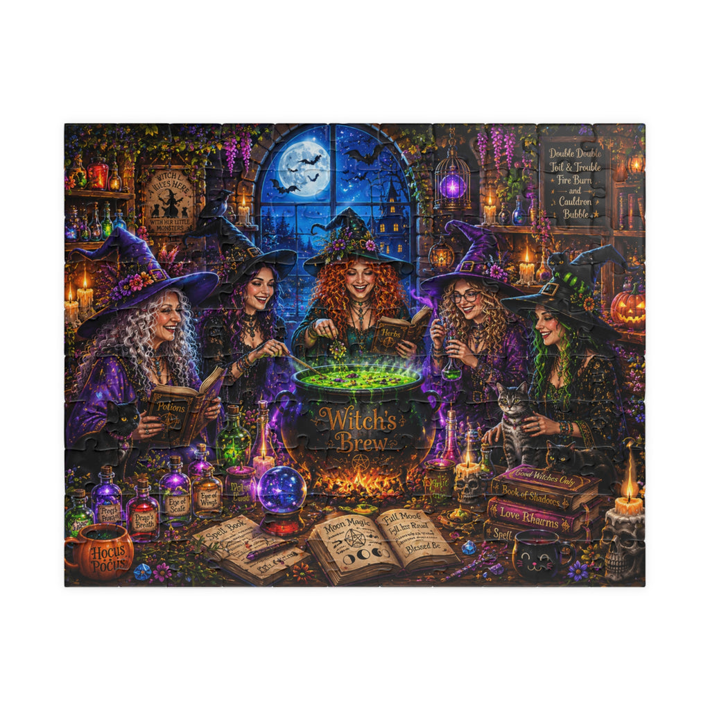 Witches Brew Scene Puzzle | 520 Piece Halloween Jigsaw