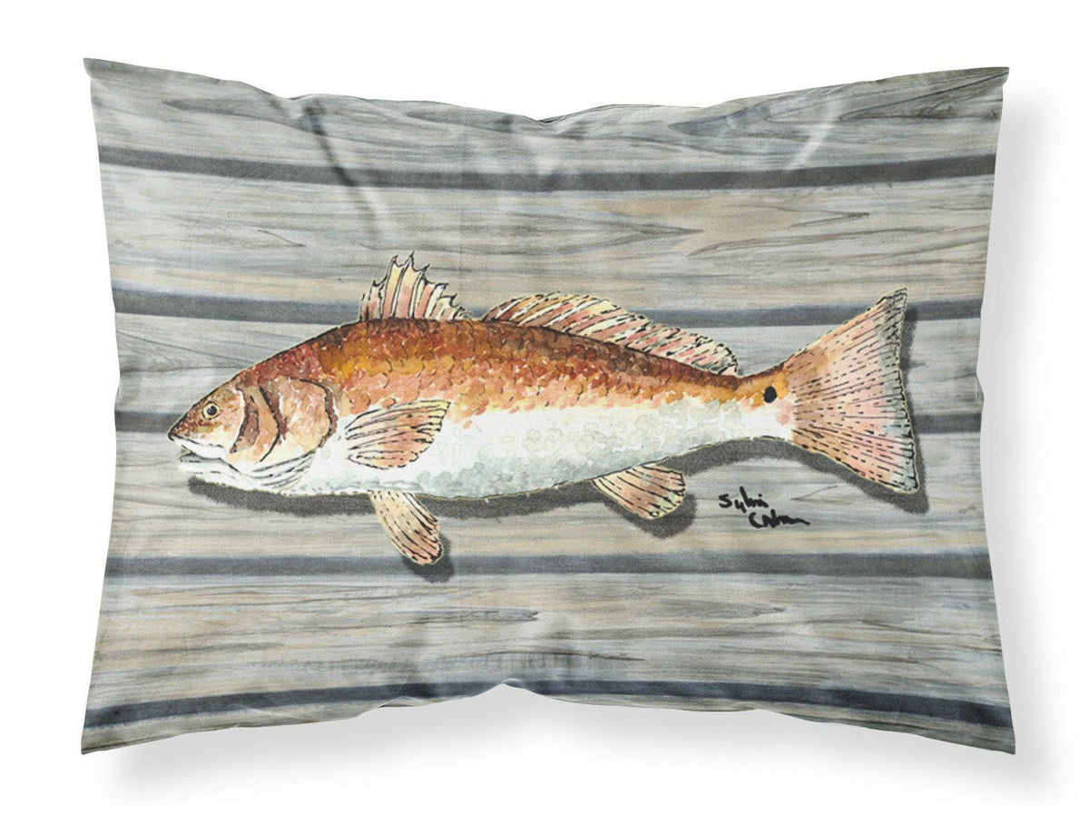 Red Fish Standard Pillowcase Lightweight Super Soft Easy Care Decorative Artwork Pillowcase, Standard