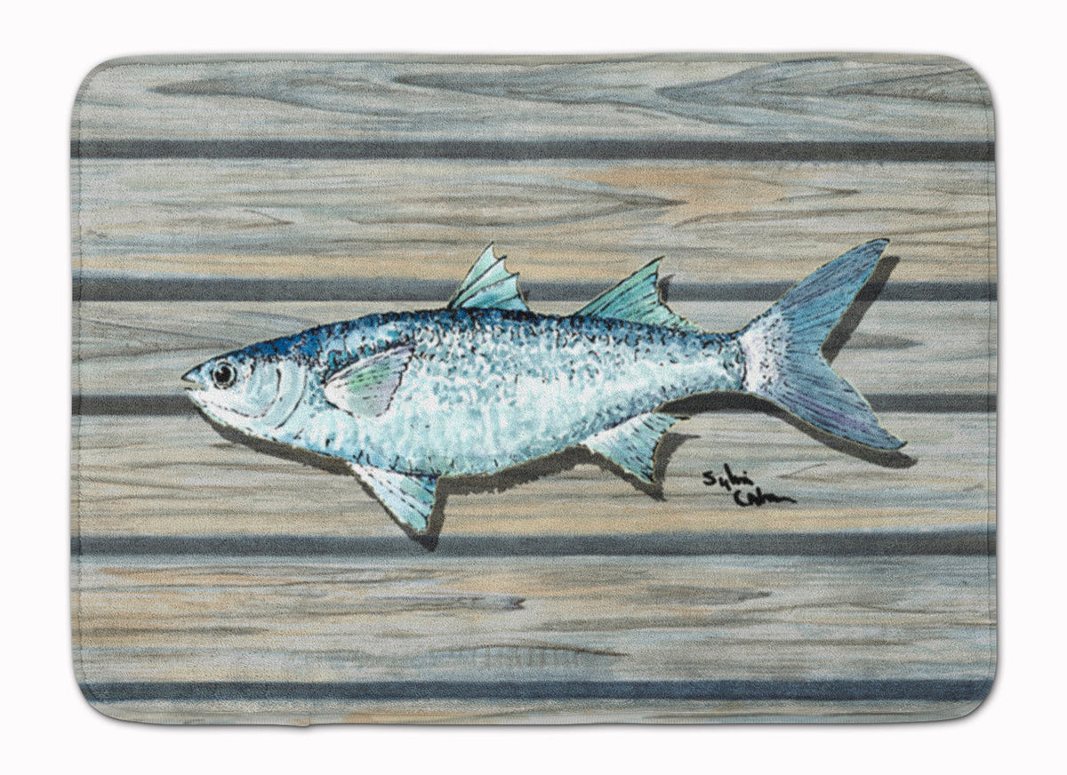 Fish Mullet Memory Foam Kitchen Mat Machine Washable Anti-Fatigue Cushion Comfort Bath or Kitchen Rug