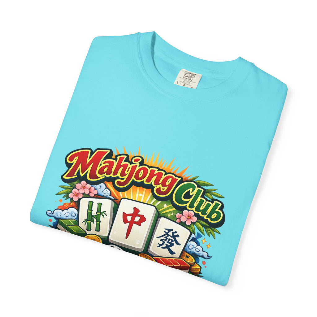 Mahjong Club Addicted to the Tiles T-shirt | Mahjong Graphic Tee