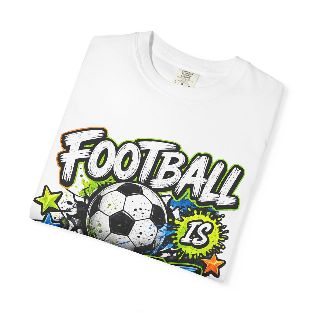 Football Is Life T-shirt | Soccer Ball Graphic Tee, Youth Sports