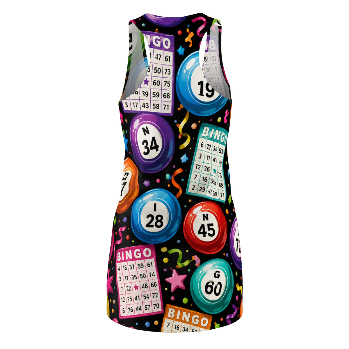 Women's Cut & Sew Racerback Dress (AOP)