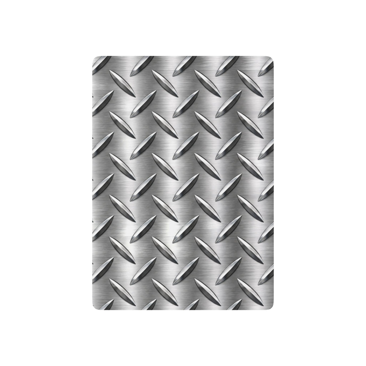 Diamond Plate Poker Playing Cards – Heavy-Duty Steel Texture Deck for Gamers & Gifts