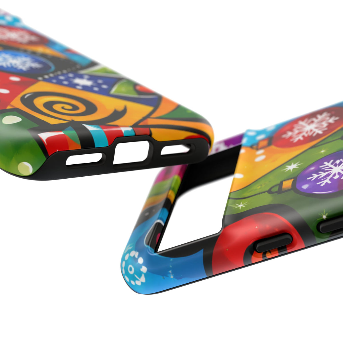Holiday Ornament Phone Case — Colorful Festive Christmas Design