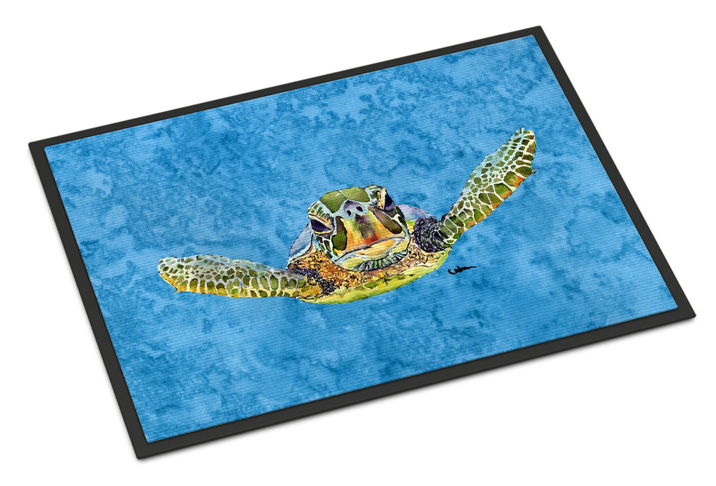 Turtle Doormat Indoor Outdoor 24H X 36W Front Door Mat Rugs for Entryway, Non Slip Washable Low Pile,