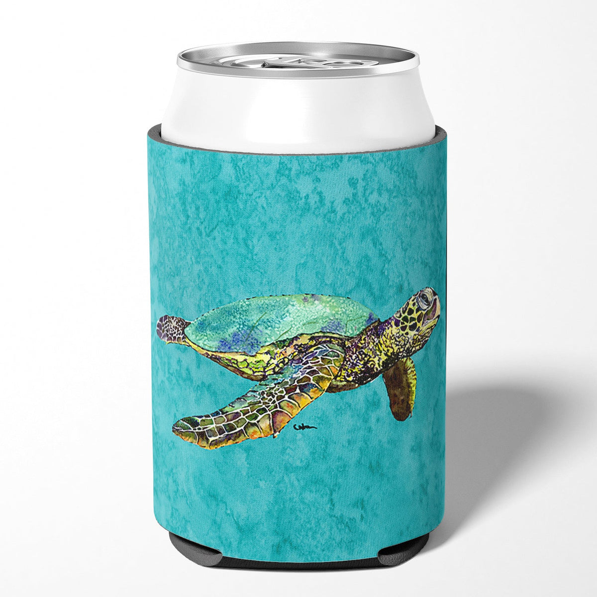 Turtle Can or Bottle Hugger Cooler Sleeve for Standard 12 oz Cans, Insulated Foam Beer & Soda Can Hugger Reusable