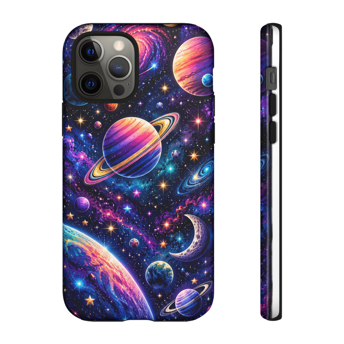 Colorful Galaxy Planets phone case | Tough Case
