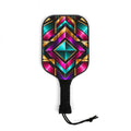 Pickleball Paddle Set — Vibrant Geometric Pattern Pickleball Kit with 2 Paddles & Balls