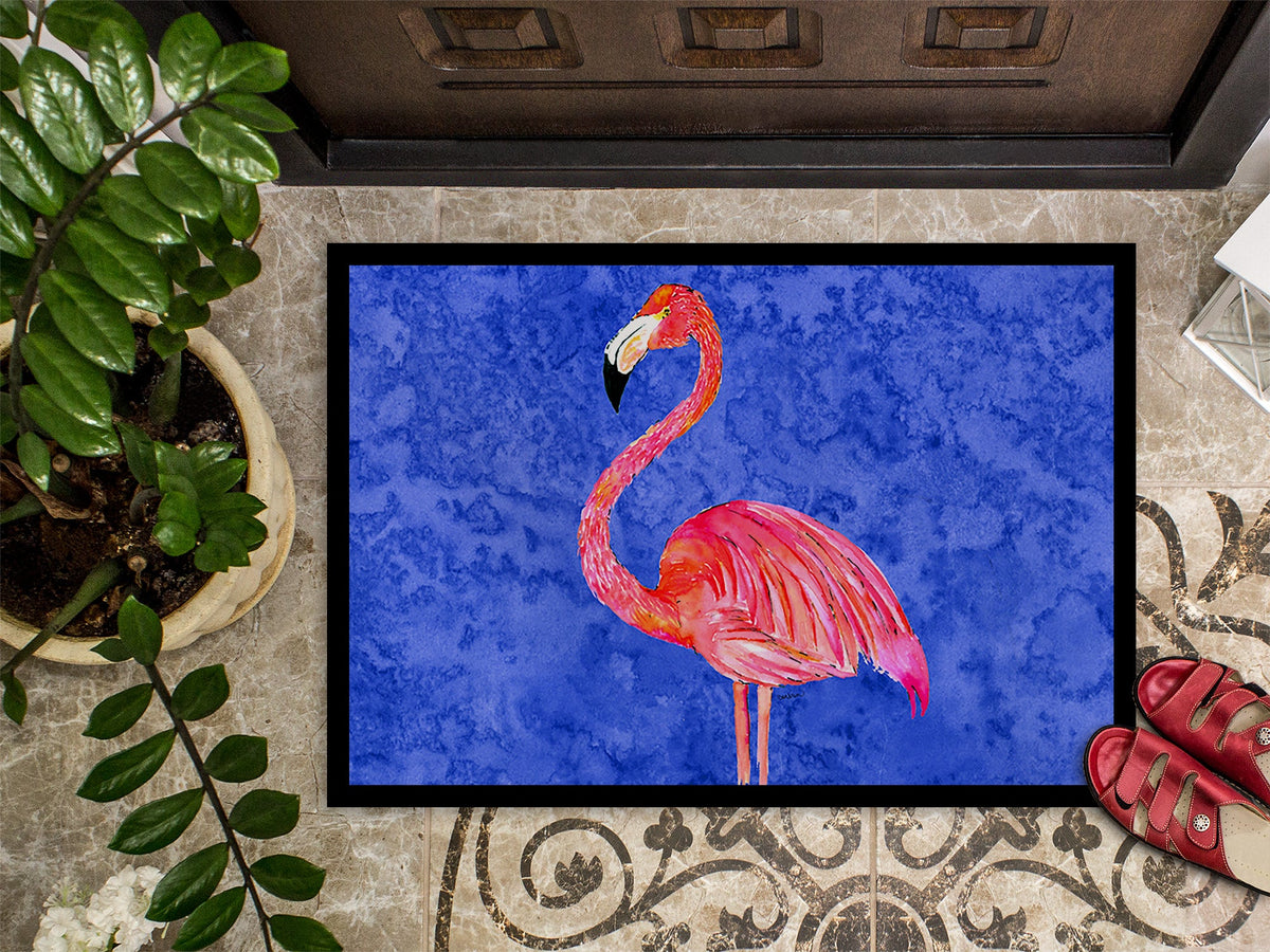 Flamingo Doormat Indoor Outdoor 24H X 36W Front Door Mat Rugs for Entryway, Non Slip Washable Low Pile,