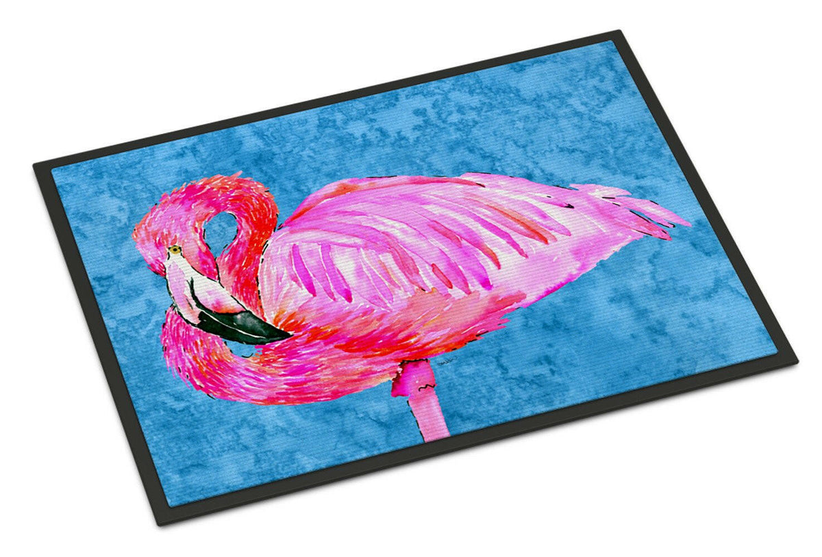 Flamingo Doormat Indoor Outdoor 18H X 27W Front Door Mat Rugs for Entryway, Non Slip Washable