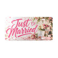 Just Married Vanity Plate | Wedding License Plate Decor