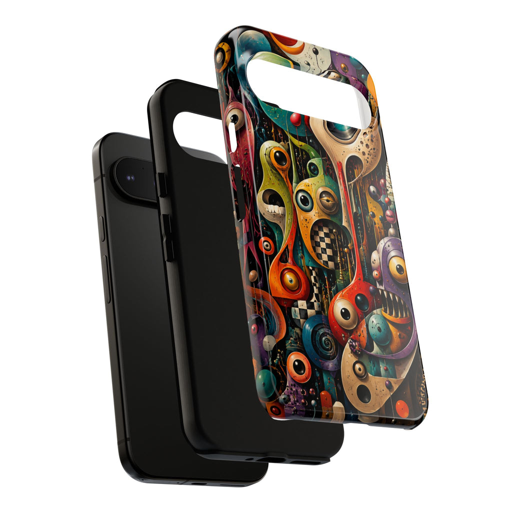 Surreal Monster Art Phone Case — Colorful Abstract Creature Design
