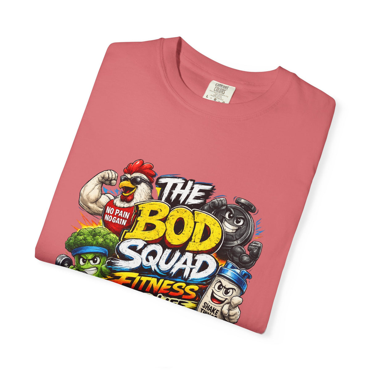 The Bod Squad Fitness For Life T-Shirt | Cartoon Gym Characters