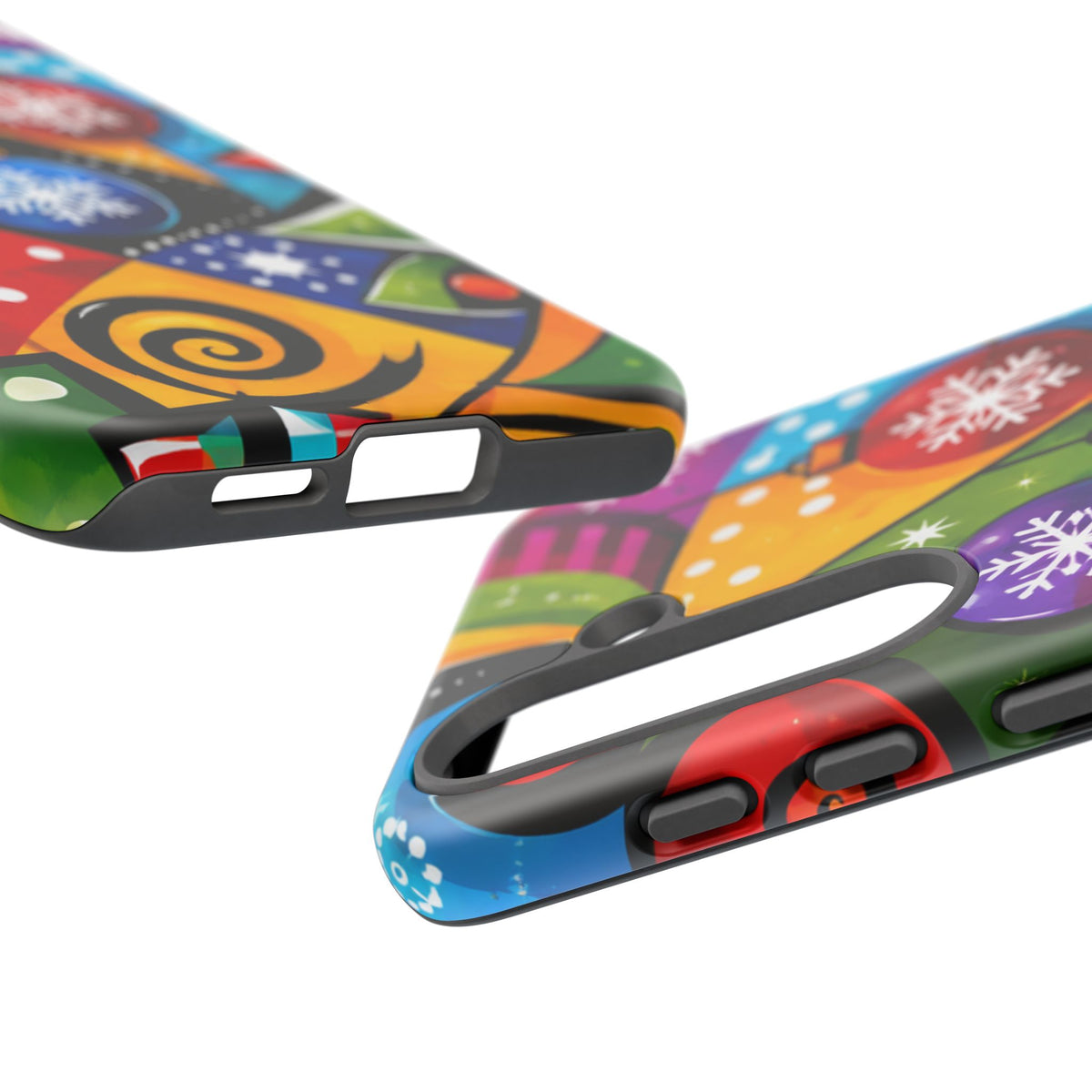 Holiday Ornament Phone Case — Colorful Festive Christmas Design
