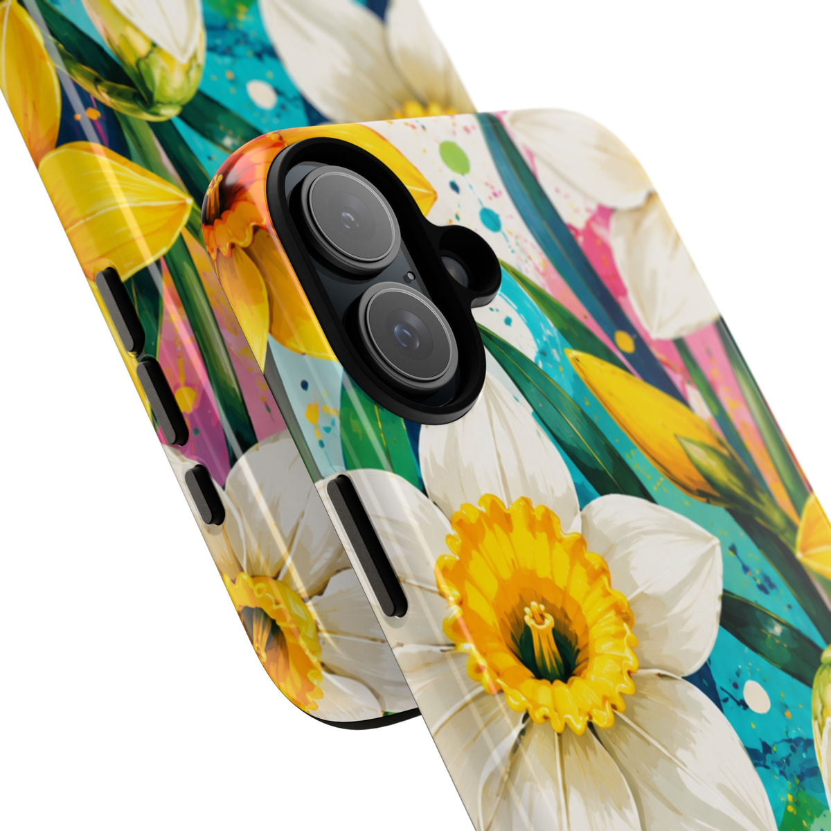 Daffodil Floral Phone Case — Bright Spring Garden Protective Cover