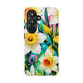 Daffodil Floral Phone Case — Bright Spring Garden Protective Cover
