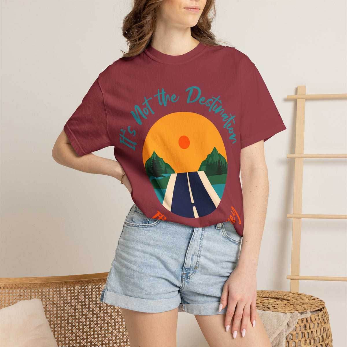 Journey Road T-Shirt — "It’s Not the Destination, It’s the Journey"