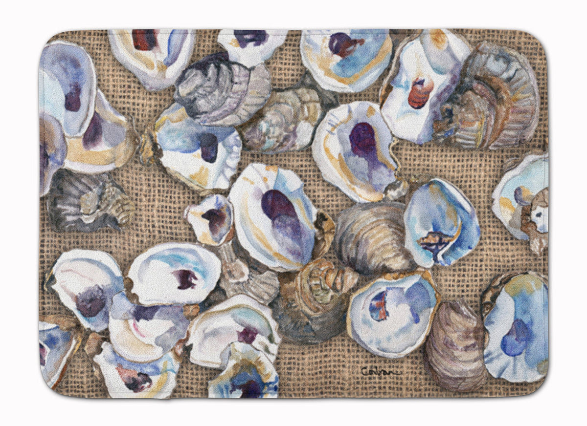 Oyster Memory Foam Kitchen Mat Machine Washable Anti-Fatigue Cushion Comfort Bath or Kitchen Rug