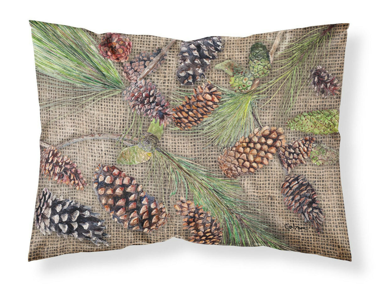 Pine Cones Standard Pillowcase Lightweight Super Soft Easy Care Decorative Artwork Pillowcase, Standard
