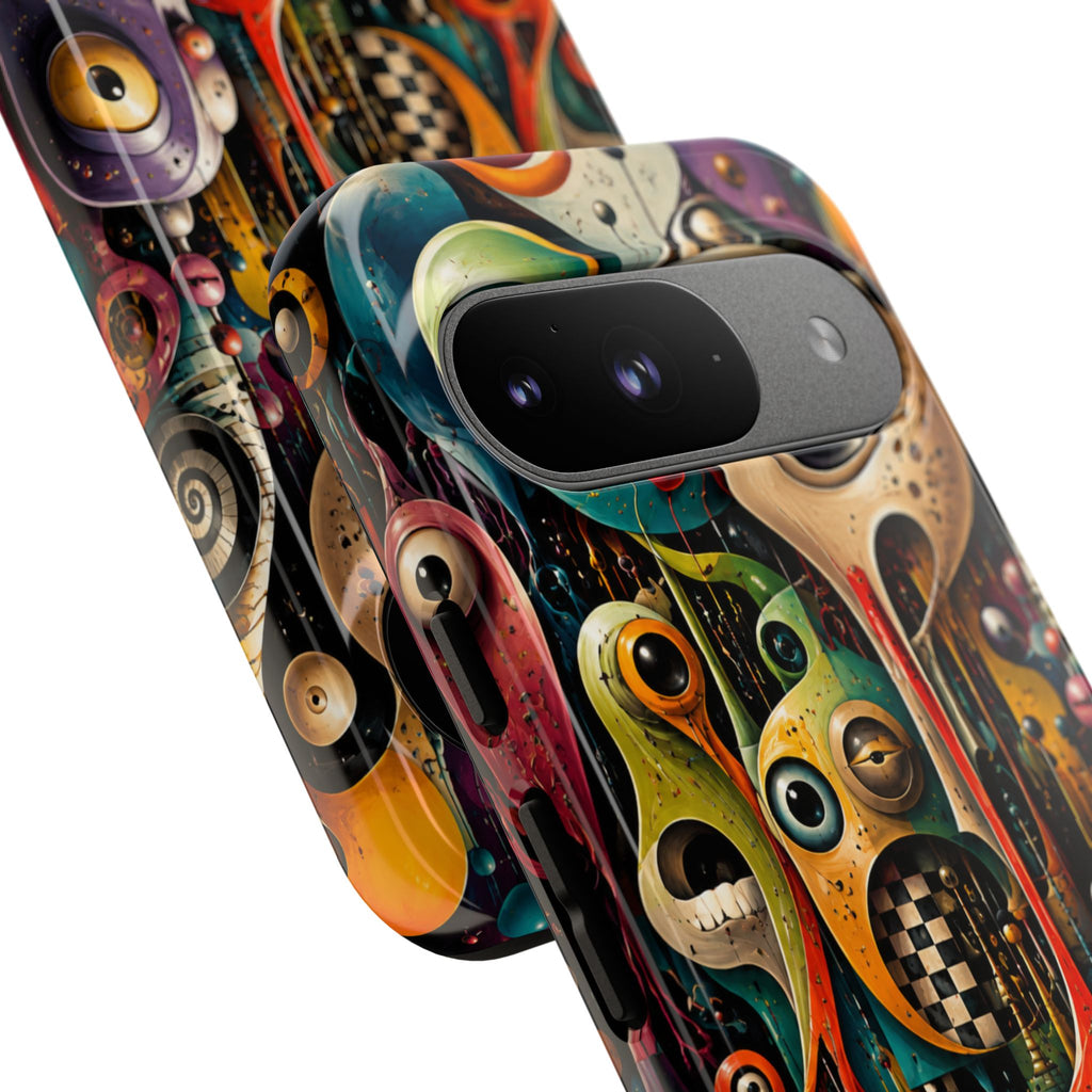 Surreal Monster Art Phone Case — Colorful Abstract Creature Design