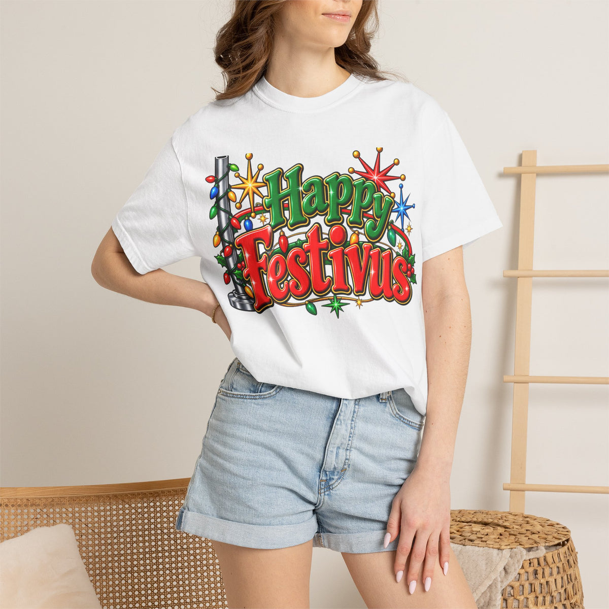 Festivus T-Shirt — "Happy Festivus" Holiday Graphic Tee