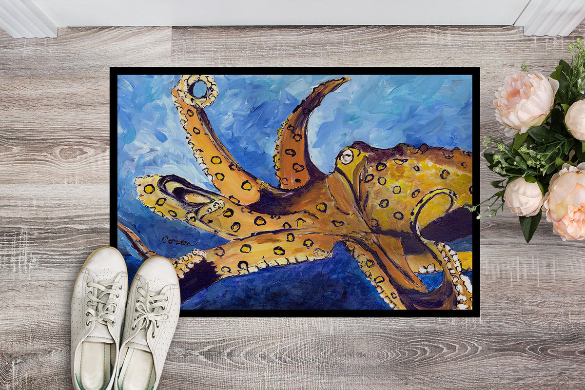 Octopus Doormat Indoor Outdoor 24H X 36W Front Door Mat Rugs for Entryway, Non Slip Washable Low Pile,