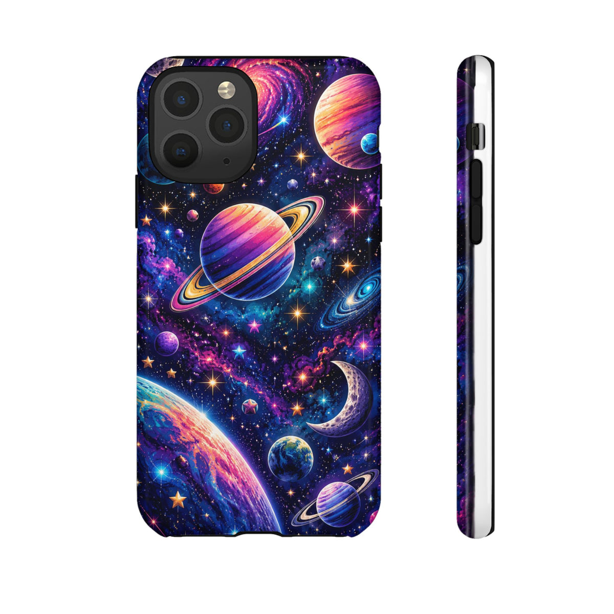 Colorful Galaxy Planets phone case | Tough Case
