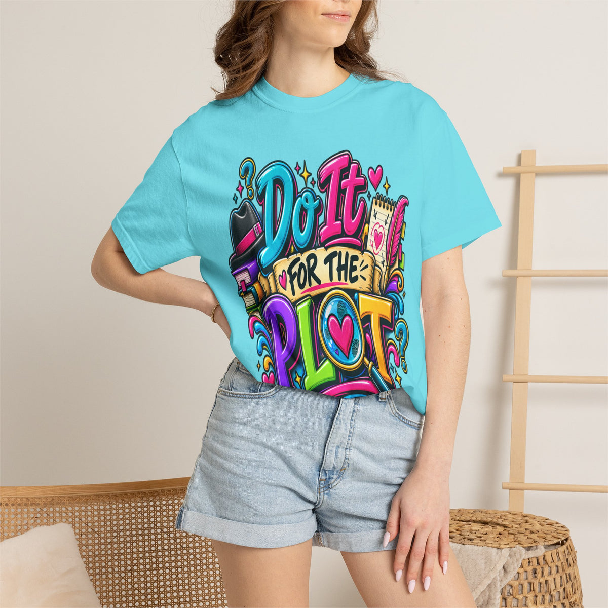 Do It For The Plot T-shirt | Book Lover Graphic Tee