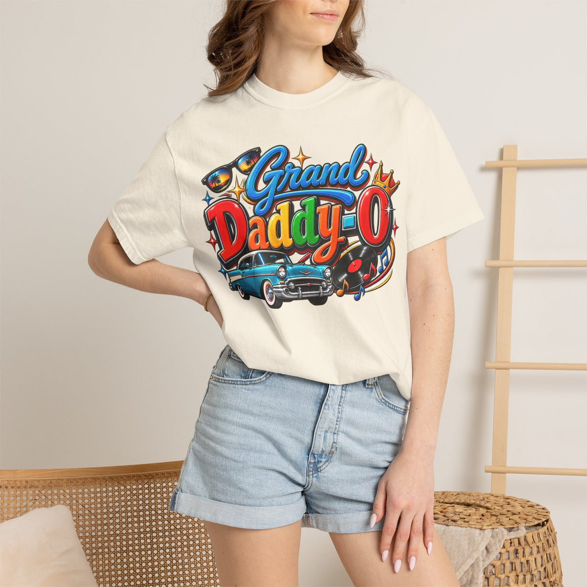 Grand Daddy-O Retro Car Graphic T-Shirt