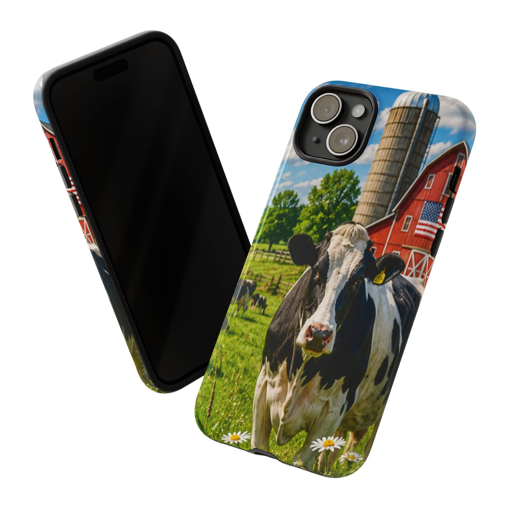 Cow Farm Phone Case — Rustic Barnyard iPhone Cover