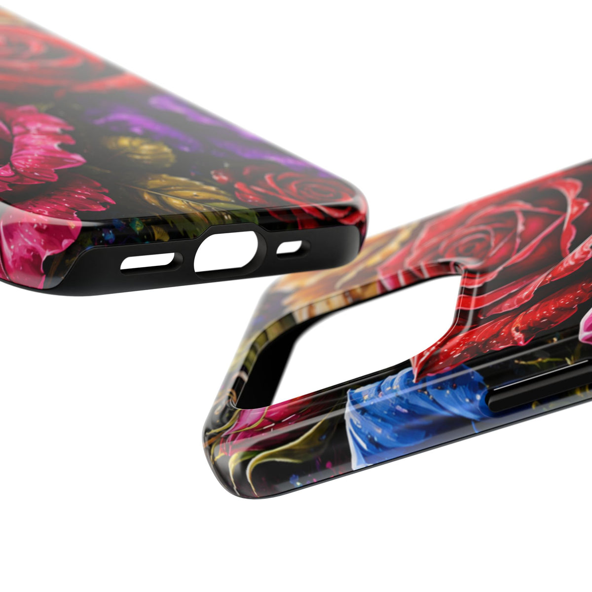 Tough Phone Case — Vibrant Rose Garden Protective Phone Cover