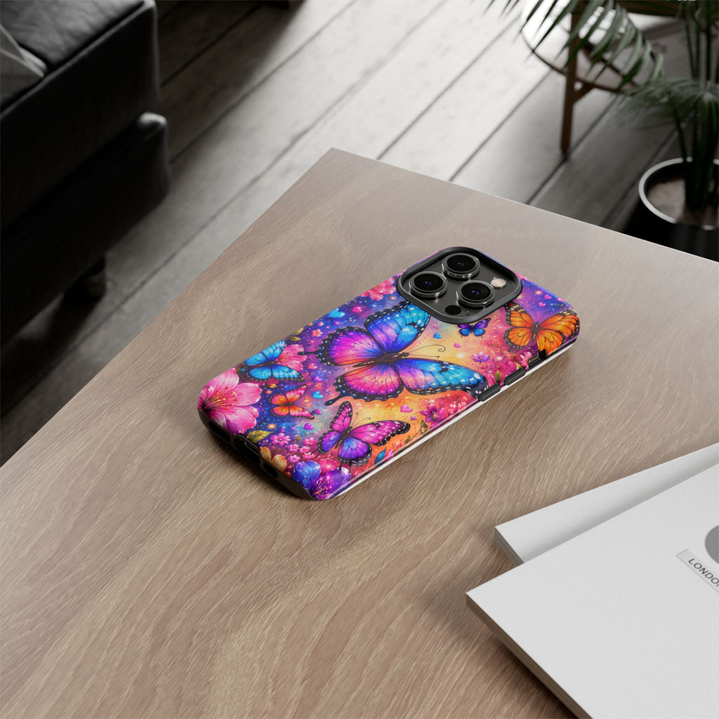Colorful Butterfly Pattern Phone Case | Tough Cases