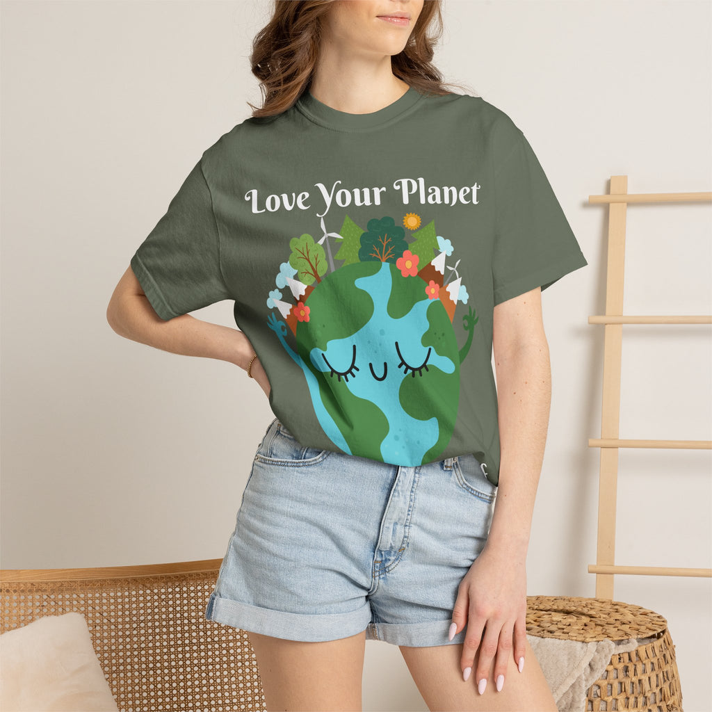 Love Your Planet Love Yourself T-Shirt — Earth Day Eco-Friendly Graphic Tee