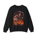 Halloween Reaper Sweatshirt – Happy Halloween Jack-o'-Lantern Crewneck