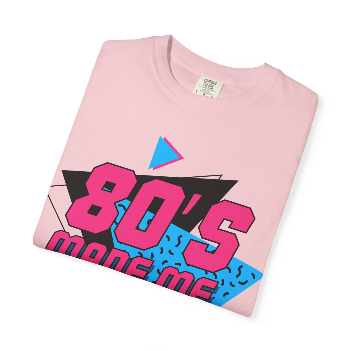 80's Made Me T-shirt | Retro 80s Neon Geometric Tee