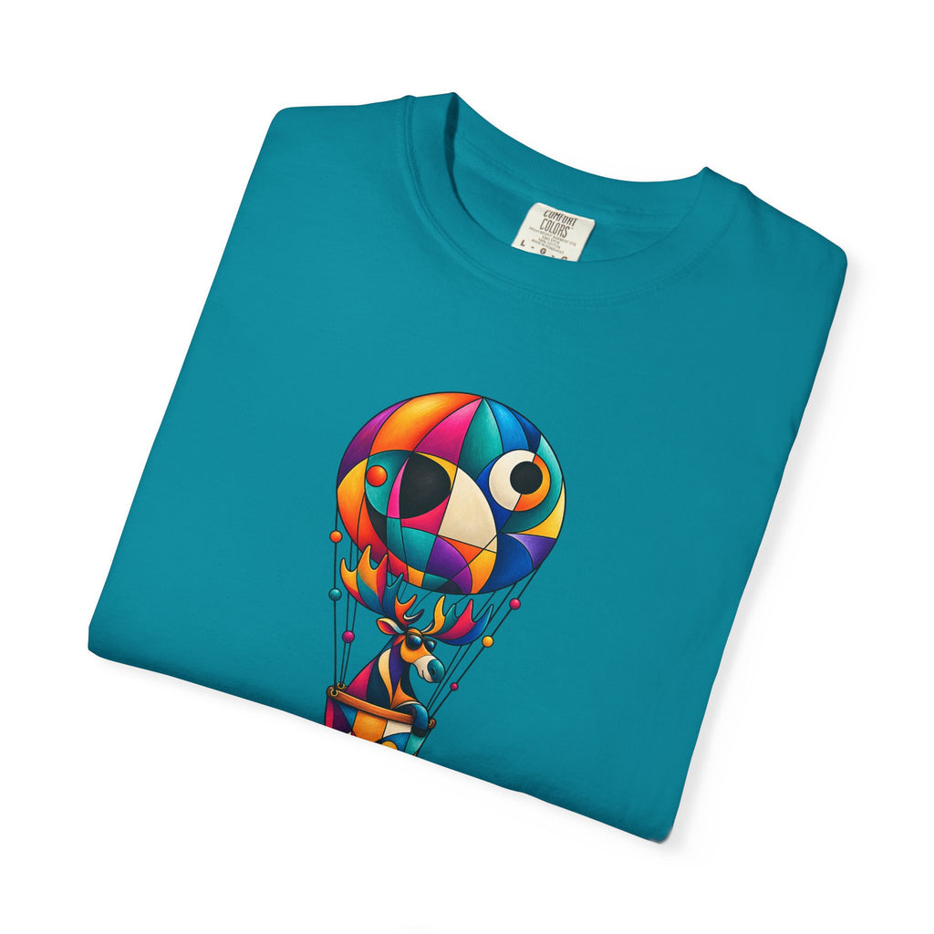 Hot Air Balloon Abstract Art T-Shirt