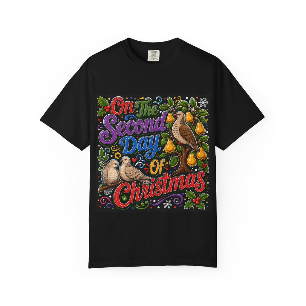 Two Turtle Doves Second Day of Christmas T-Shirt | Christmas Tee