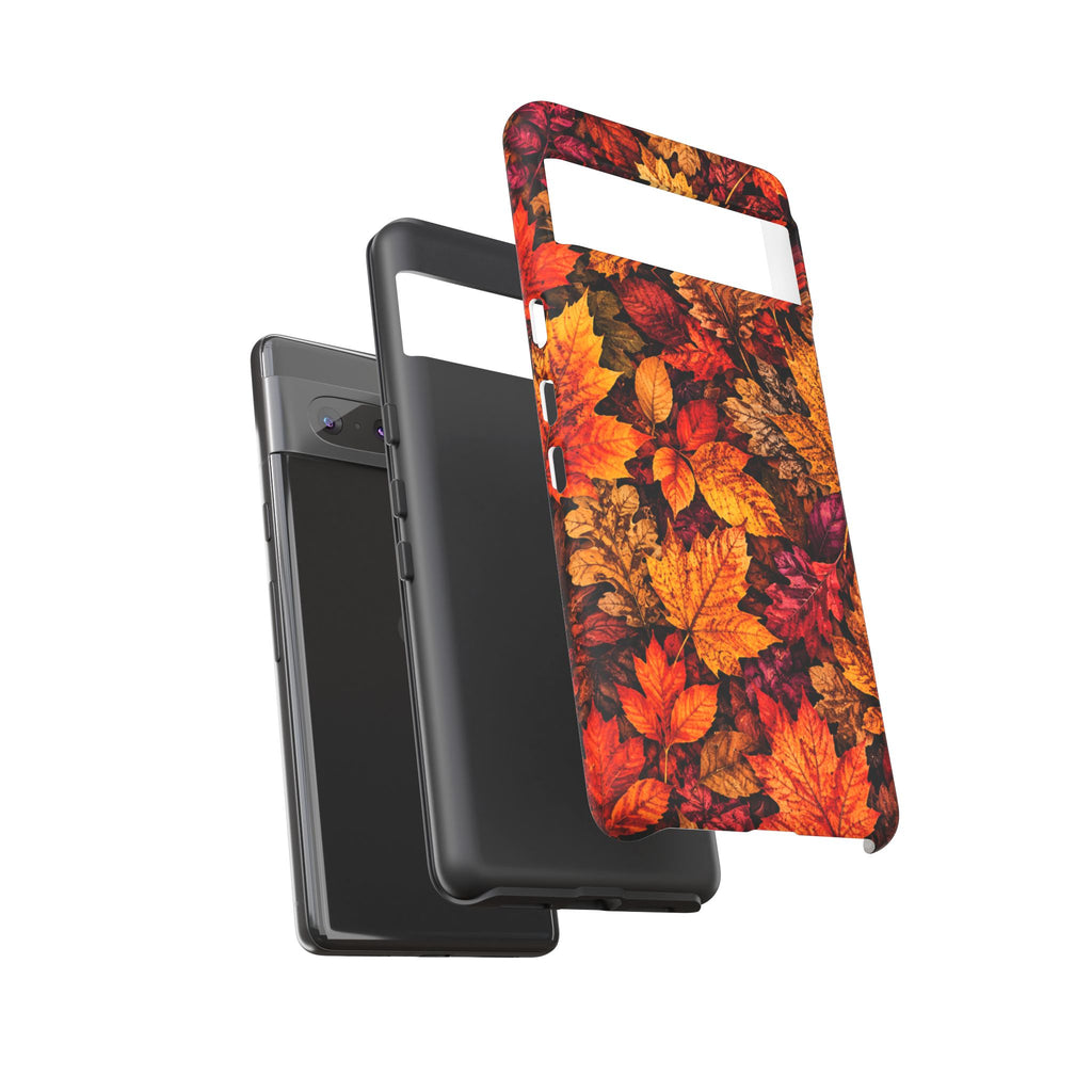 Autumn Leaves Tough Phone Case — Fall Foliage Protective Cover