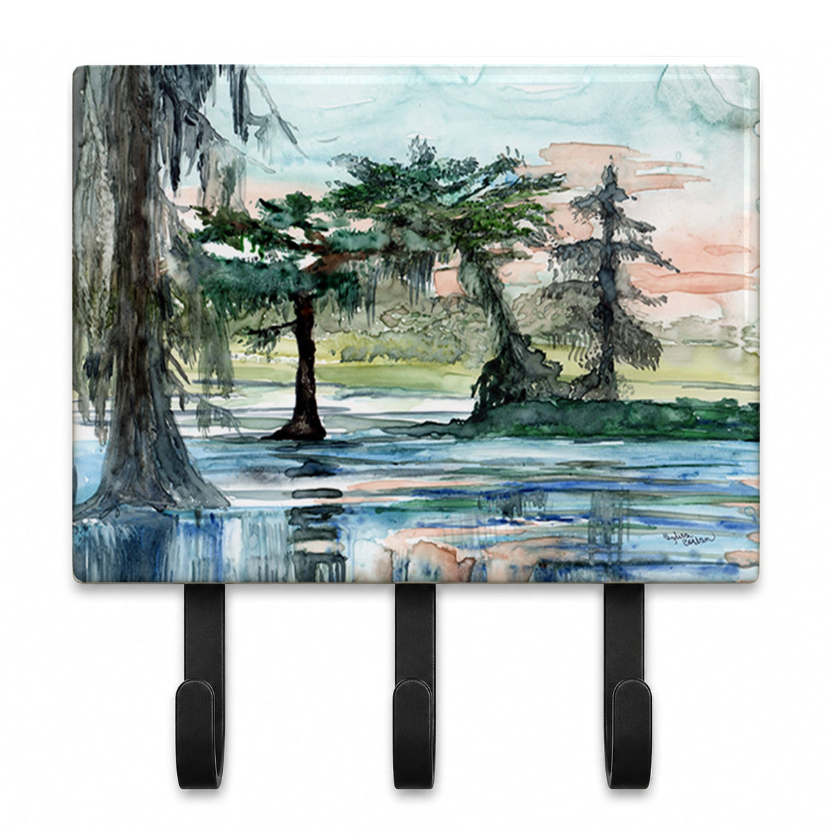 In the Swamp Leash or Key Holder Wall Hooks, Coat Rack Wall Mount, for Hanging Keys, Towels, Aprons, Leashes