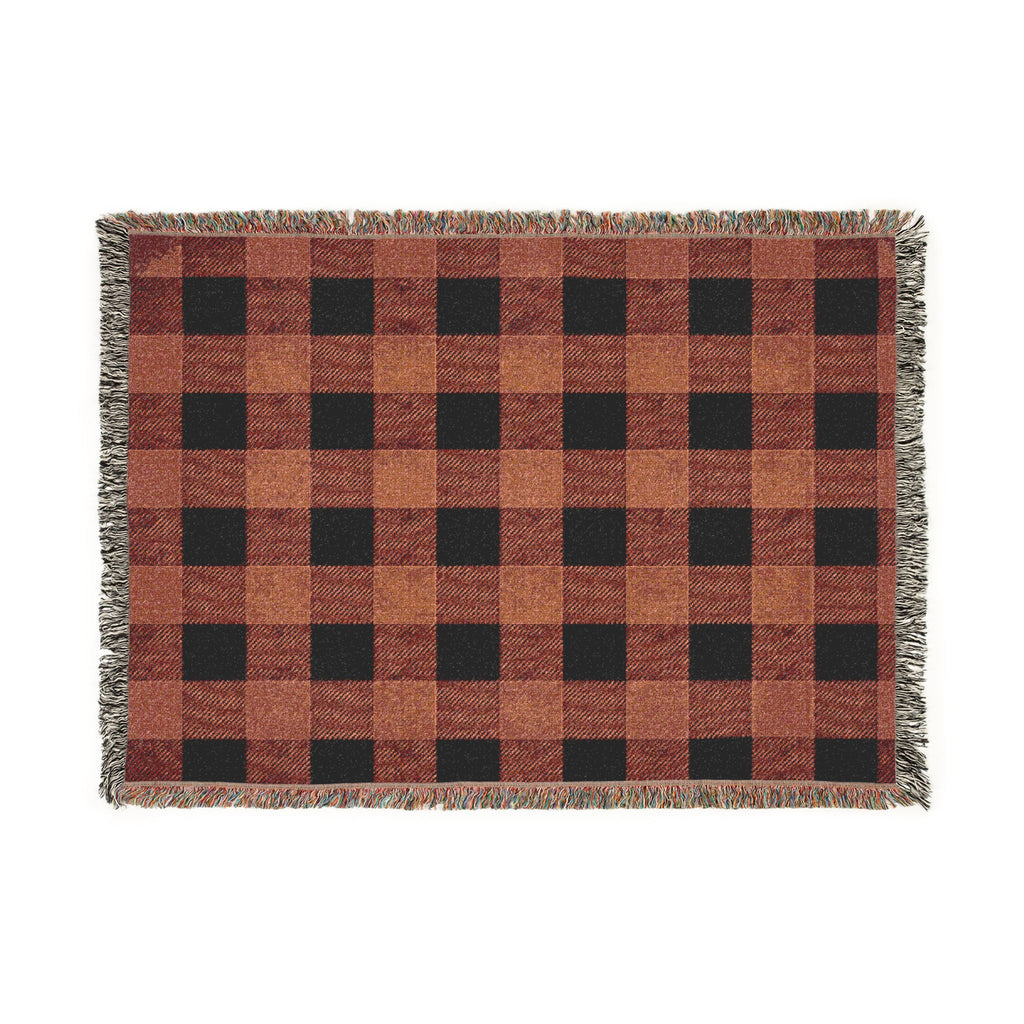 Buffalo Plaid Woven Throw Blanket — Cozy Cabin Plaid Throw