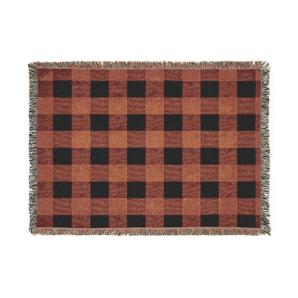 Buffalo Plaid Woven Throw Blanket — Cozy Cabin Plaid Throw