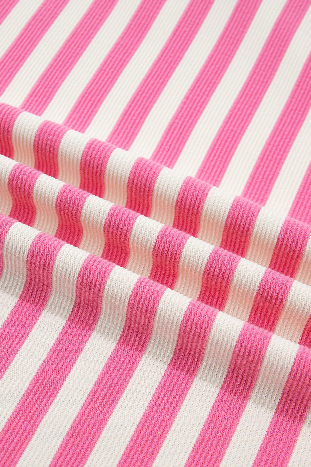Stripe Contrast Patchwork Short Sleeve Tee