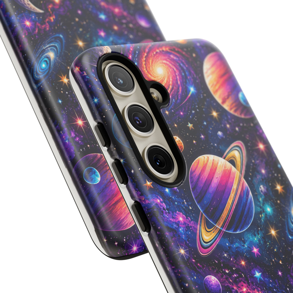 Colorful Galaxy Planets phone case | Tough Case