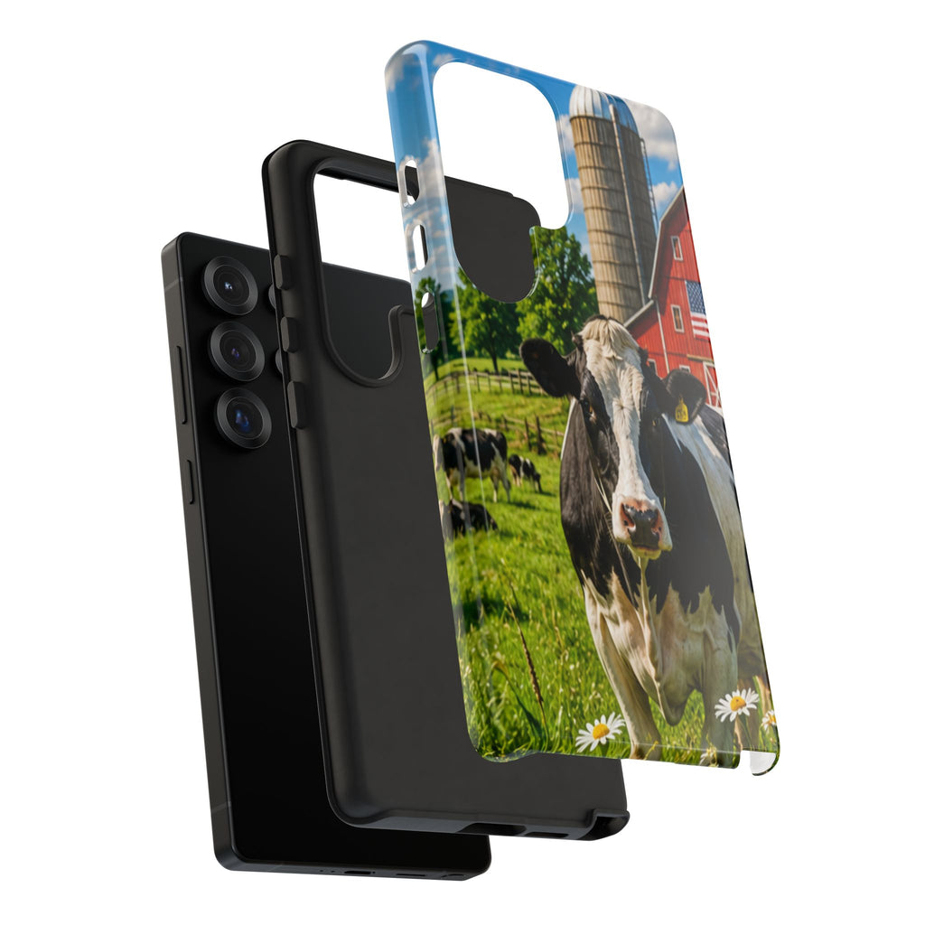 Cow Farm Phone Case — Rustic Barnyard iPhone Cover