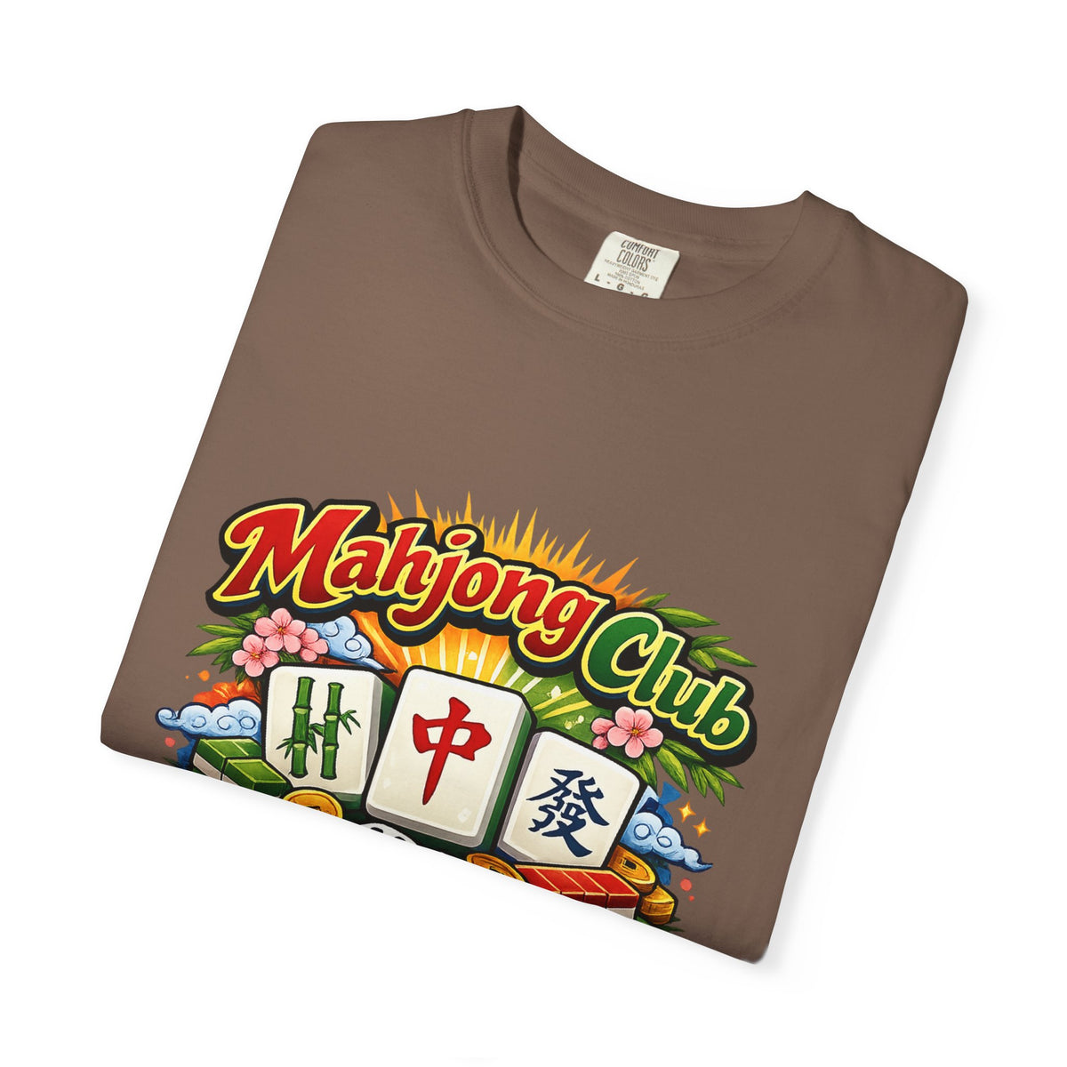Mahjong Club Addicted to the Tiles T-shirt | Mahjong Graphic Tee