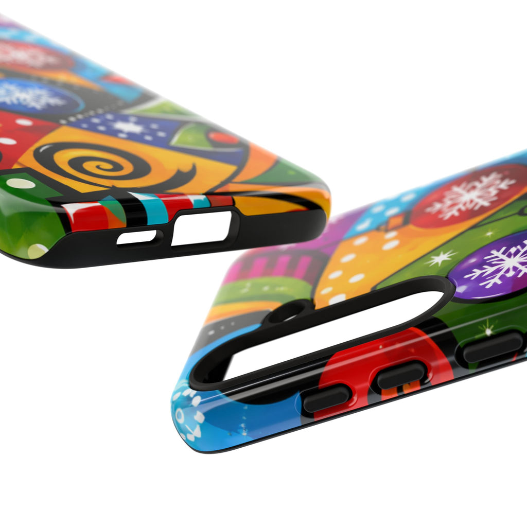 Holiday Ornament Phone Case — Colorful Festive Christmas Design