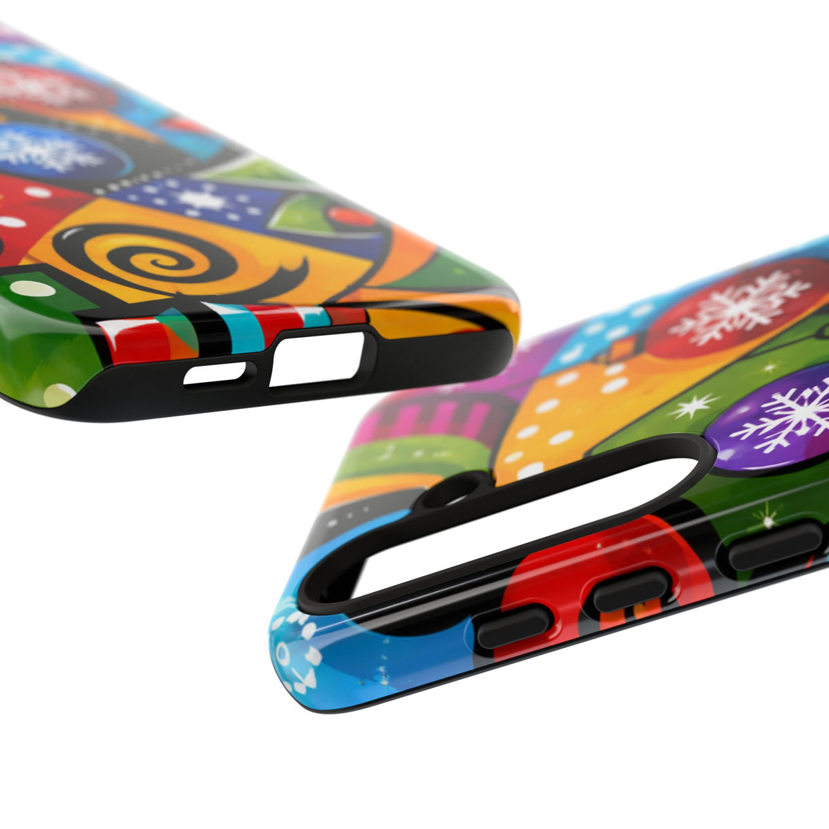 Holiday Ornament Phone Case — Colorful Festive Christmas Design