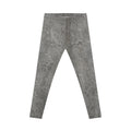 Concrete Texture Women's Leggings — Gray Urban Stone Print